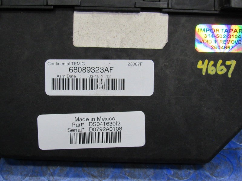 12 Dodge Ram Truck TIPM Totally Integrated Power Module Fuse Box 68089