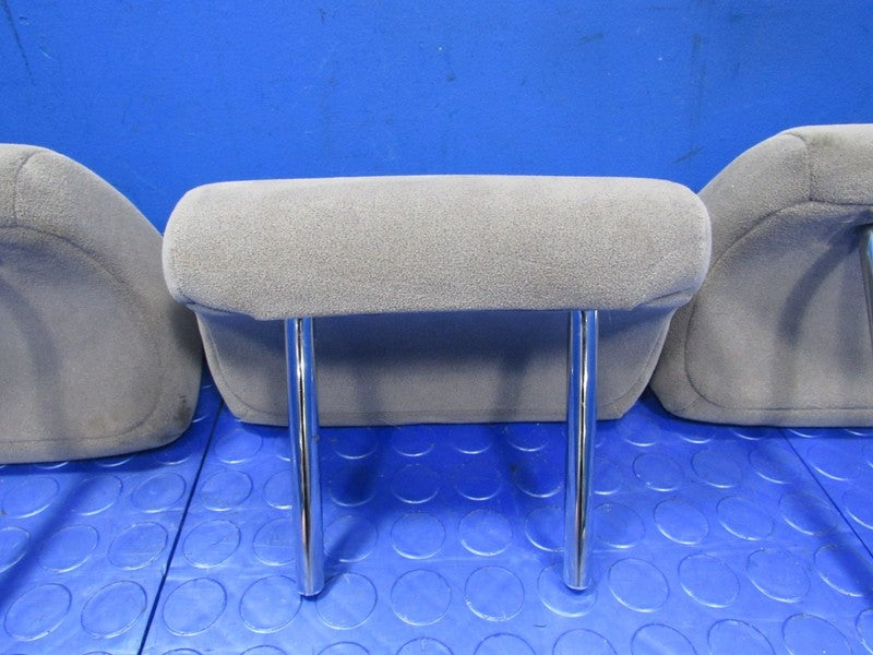 03-09 Toyota 4Runner Second Row Rear Seat Headrests Gray Cloth Set 210