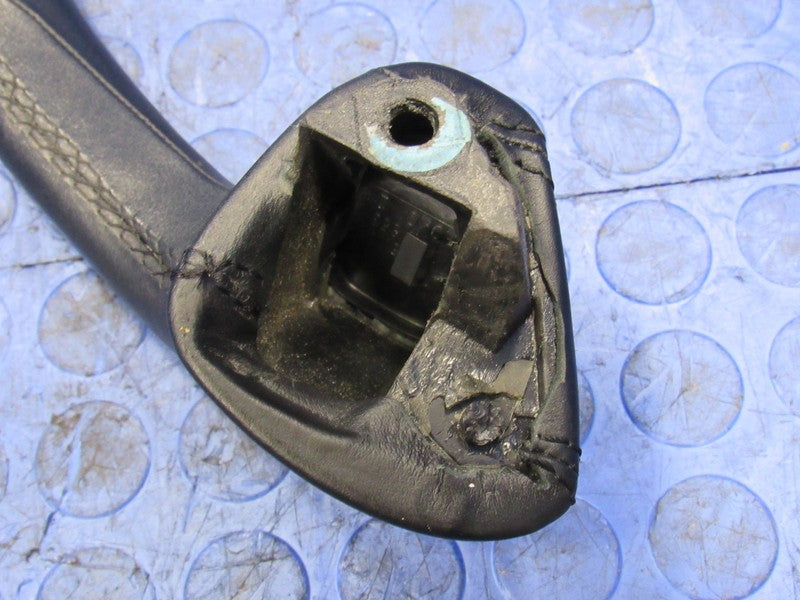 96-02 BMW Z3 Right Passenger Interior Door Grab Handle Pull Leather Bl