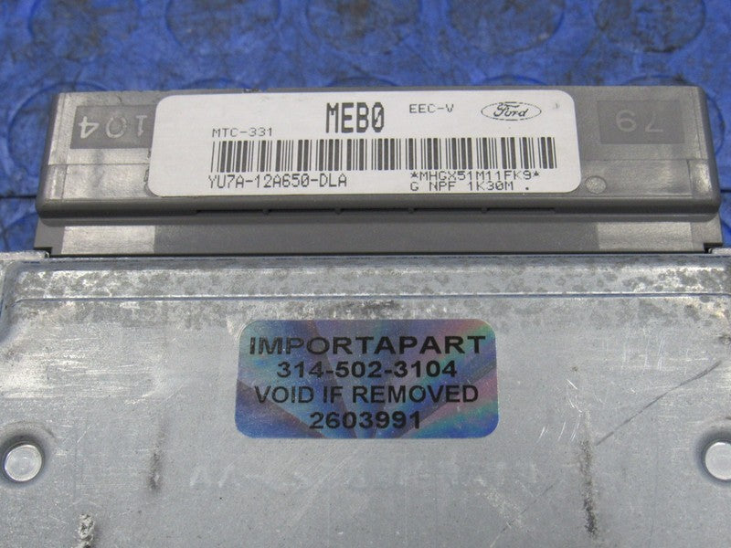 00 Ford F350 F450 F550 F53 6.8L V10 ECU ECM Engine Computer YU7A-12A65