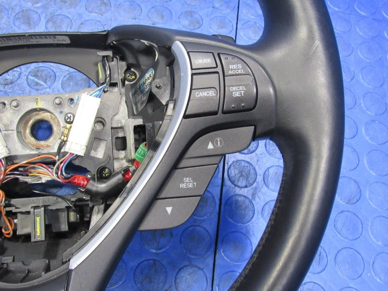 09-14 Acura TL 3.5L Black Leather Steering Wheel OEM Cruise Phone Swit