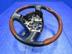 02-05 Lexus SC430 Driver Steering Wheel Wood Grain Black Leather OEM 2