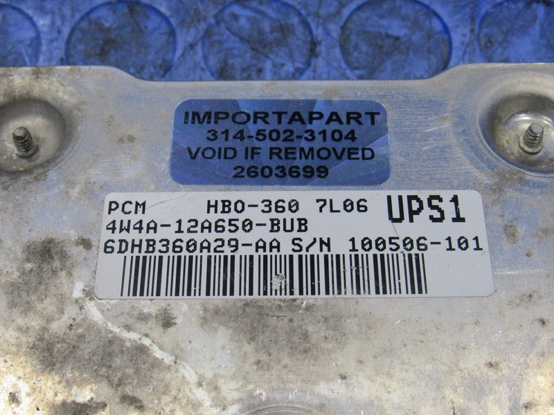 04 Lincoln LS 3.9L V8 ECU ECM PCM Engine Computer UPS1 4W4A-12A650-BUB