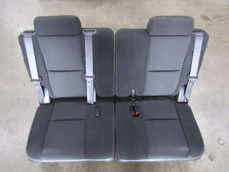 07-14 Chevrolet Tahoe Suburban GMC Yukon Black Cloth Third 3rd Row Sea