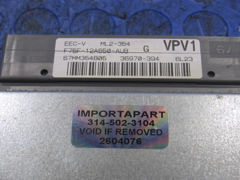 97 Ford F150 4.2L V6 AT ECU ECM PCM Engine Computer VPV1 F75F-12A650-A