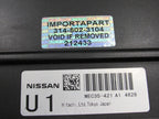 04 Infiniti FX35 3.5L VQ35DE RWD ECU ECM PCM Engine Computer MEC35-421