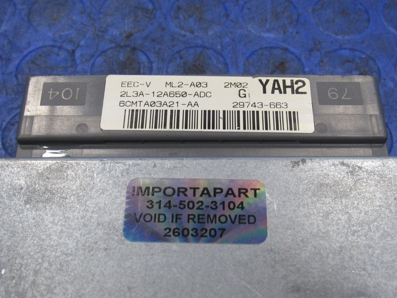 02-03 Ford F150 4.2L V6 AT 4x2 ECU ECM PCM Engine Computer 2L3A-12A650