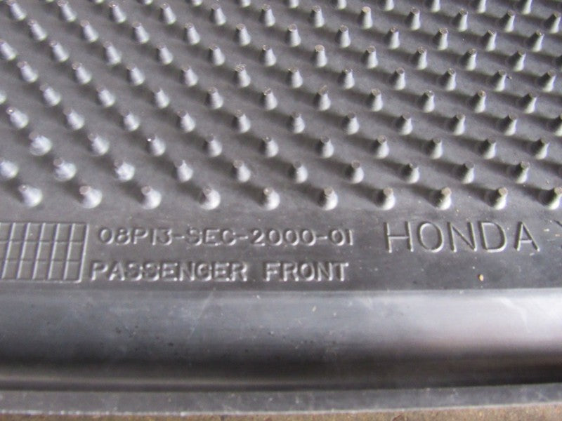 04-08 Acura TSX Original All-Season Black Rubber Floor Mats Set Liners