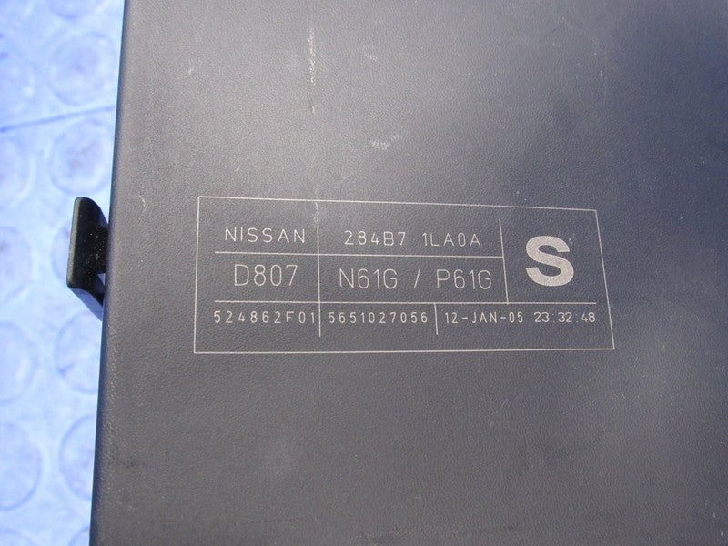 11-12 Infiniti QX56 IPDM BCM Body Module Fuse Box Power Supply 284B7-1