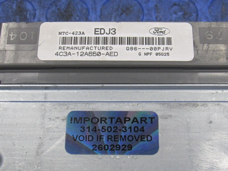 04 Ford F250 F350 6.8L V10 AT ECU ECM PCM Engine Computer 4C3A-12A650-