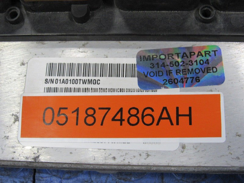 PROGRAMMED PLUG & PLAY 08 Jeep Wrangler JKU 3.8L AT ECM 05187486AH 486