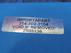 06-15 Honda Civic 16-22 HR-V HRV 13-15 Acura ILX EGR Pipe OEM 18717-RN