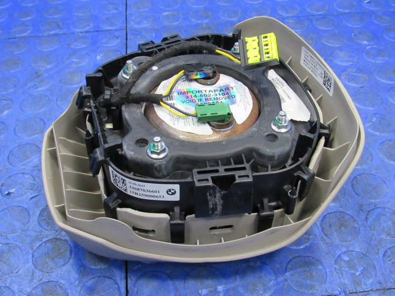 14-20 BMW i3 I01 Driver Steering Wheel Mounted Airbag Air Bag Gray 330