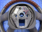 03-06 Escalade Yukon Denali Leather Wrapped Wood Grain Steering Wheel 