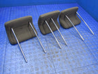 09-13 Honda Fit Rear Seat Headrests Head Rest SET of Three Gray OEM 33