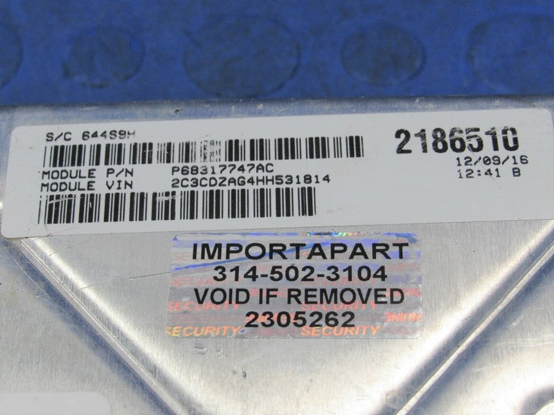 PROGRAMMED PLUG & PLAY 17 Dodge Challenger 3.6L AT ECU 68317747AC 747 