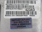 PROGRAMMED PLUG & PLAY 99 Jeep Grand Cherokee 4.0L ECM 56041423AD 423 