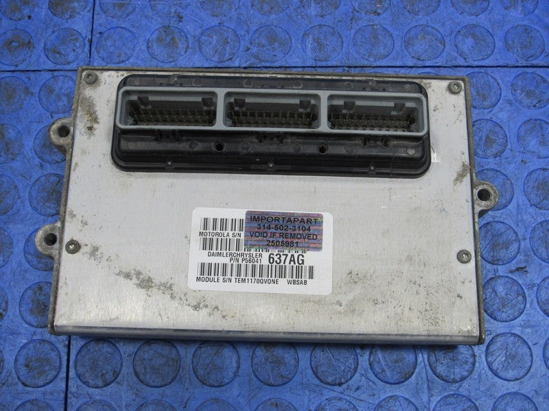 PROGRAMMED PLUG & PLAY 00 Jeep Grand Cherokee 4.0L ECM 56041637AG 637 
