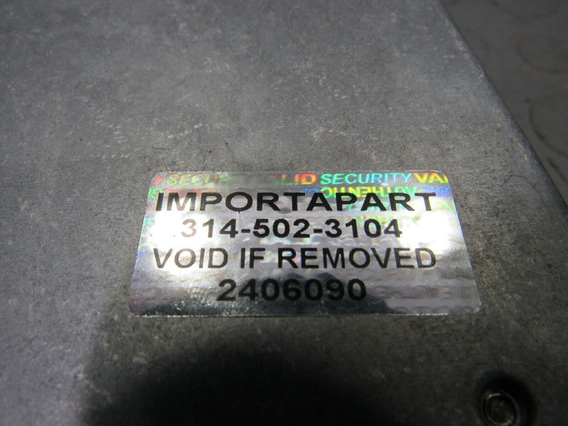 90 Honda Prelude 2.0L B20A3 MT ECU ECM PCM Engine Computer 37700-PK1-6