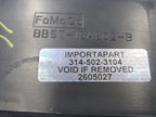 14-15 Ford Explorer 8" Climate Heater Radio Control Panel EB5T-18A802-