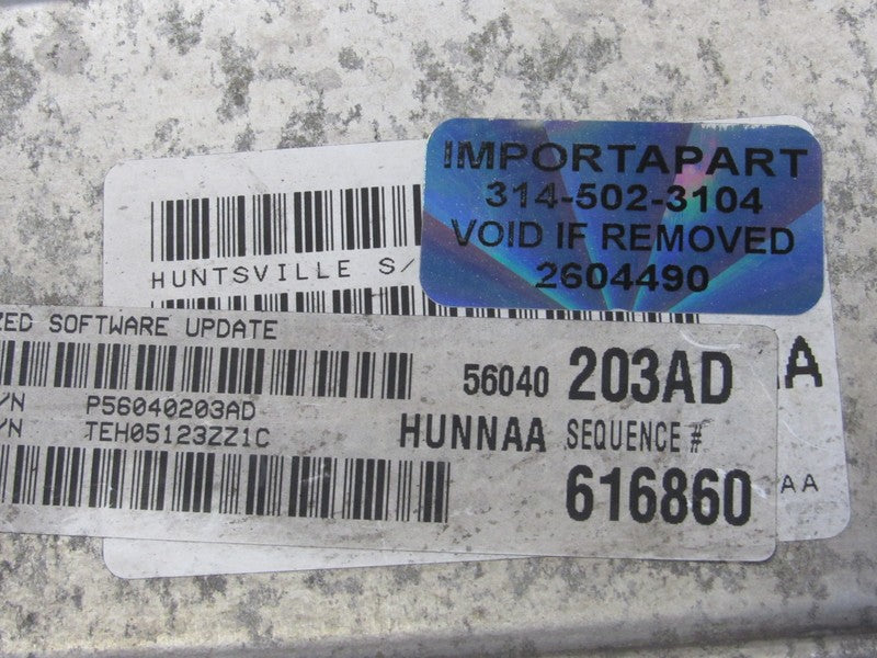 PROGRAMMED PLUG & PLAY 02 Dodge Ram 4.7 MT ECU ECM PCM 56040203AD 203 