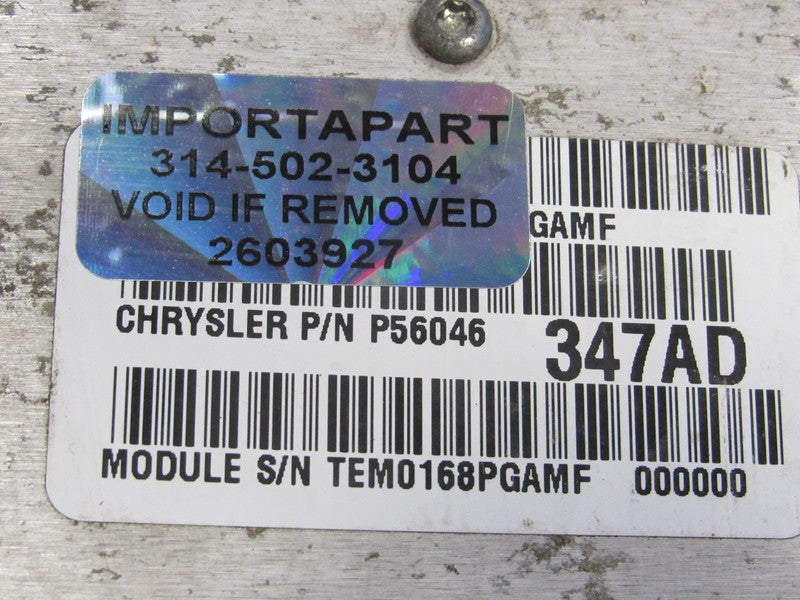 PROGRAMMED PLUG & PLAY 98 Dodge Ram Truck 5.9L ECM 56046347AD 347 PROG