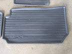 04-08 Acura TSX Original All-Season Black Rubber Floor Mats Set Liners