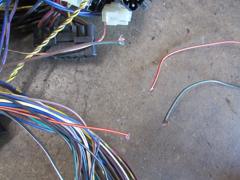 99-00 BMW Z3 Coupe Body Chassis Dash Wiring Harness Loom Wire MT DAMAG