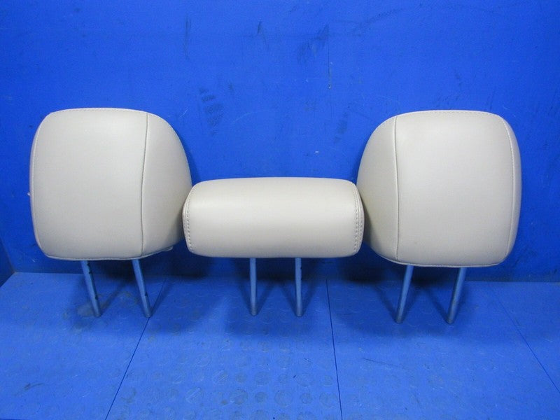 13-16 Nissan Pathfinder Rear 2nd Row Headrests Head Rests Set Tan Leat