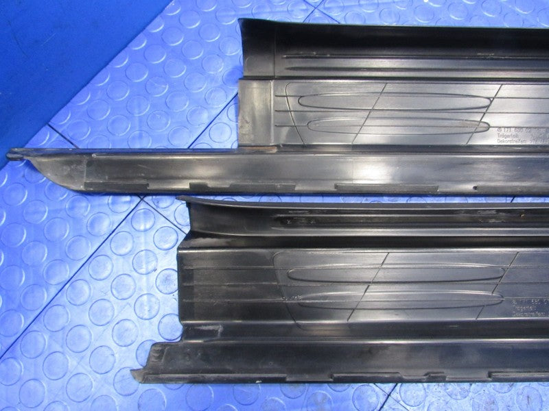 05-11 Mercedes SLK55 AMG Door Sill Trim Cover Scuff Plate Pair Left Ri