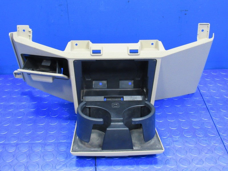 08-16 Ford F250 F350 Tan Center Trim Panel Bezel Pop Out Cupholder Ash