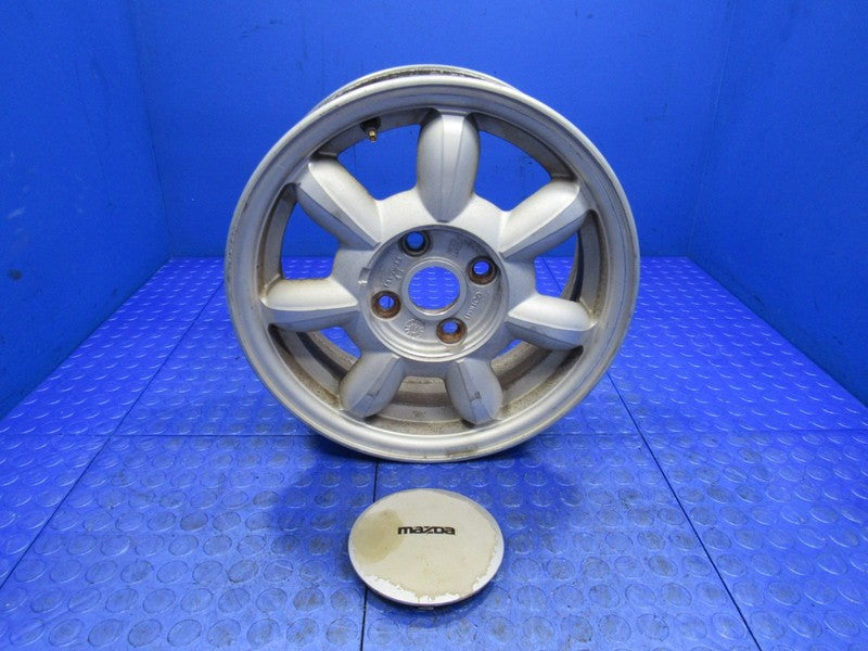 90-93 Mazda Miata MX-5 NA 14x5.5 4x100 Daisy Wheel w/ Center Cap OEM 6