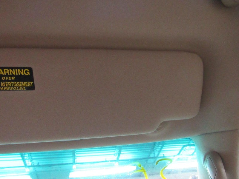 03-09 Lexus GX470 Right RH Passenger Dual Sun Visor Sunvisor Shade Tan