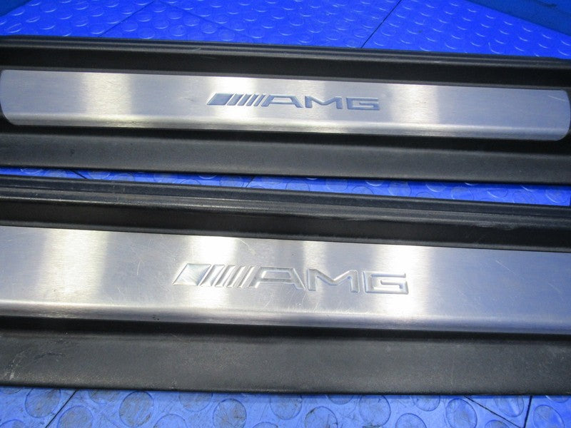 05-11 Mercedes SLK55 AMG Door Sill Trim Cover Scuff Plate Pair Left Ri