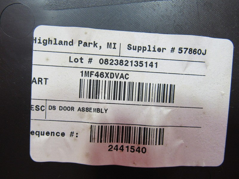 09-12 Dodge Ram Crew Cab Rear Right RH Interior Door Trim Card Panel G