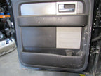 12-14 Ford F-150 Crew Cab Left LH Driver Side Rear Door Trim Panel Bla