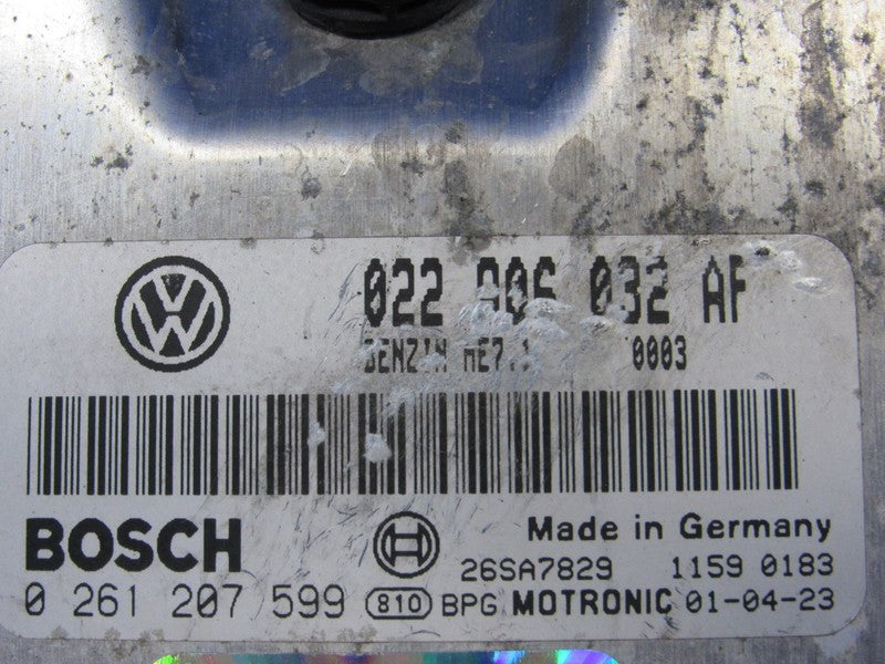 02-03 Volkswagen Eurovan T4 VR6 ECU ECM PCM Engine Computer 022 906 03