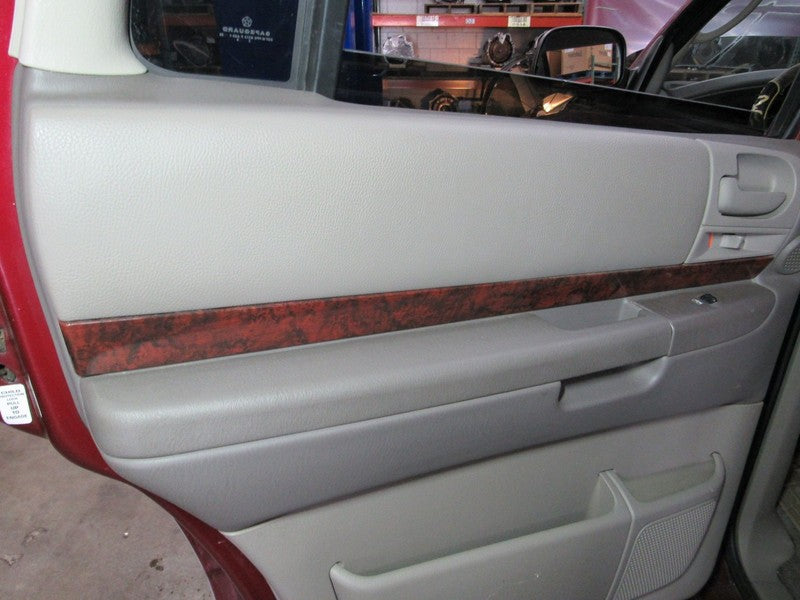01-02 Dodge Durango Left LH Driver Side Rear Door Trim Panel Taupe