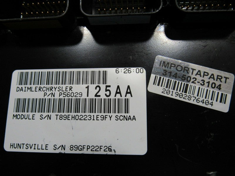 PROGRAMMED PLUG & PLAY 03 Dodge Durango 4.7L V8 ECM 56029125 56040503 