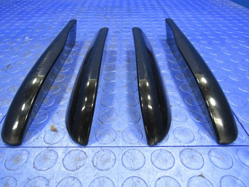 03-06 Cadillac Escalade ESV Luggage Roof Rack Carrier End Caps Set Bla