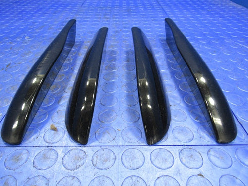 03-06 Cadillac Escalade ESV Luggage Roof Rack Carrier End Caps Set Bla