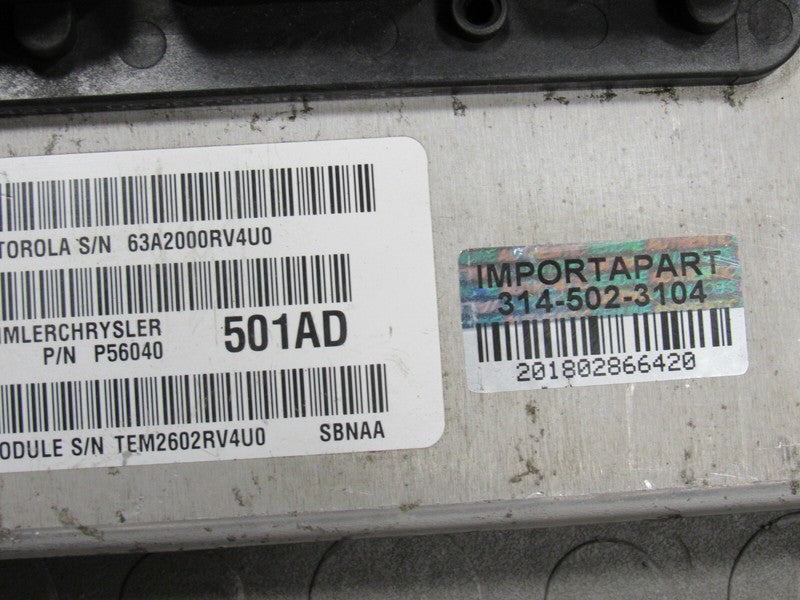 PROGRAMMED PLUG & PLAY 03 Dodge Durango 4.7 ECM 56040501 56029124 124 