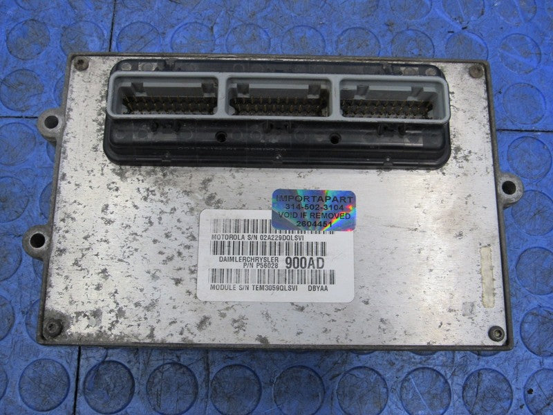 PROGRAMMED PLUG & PLAY 00 Durango 5.2L V8 ECM 56028900AD 900 PROG 4451