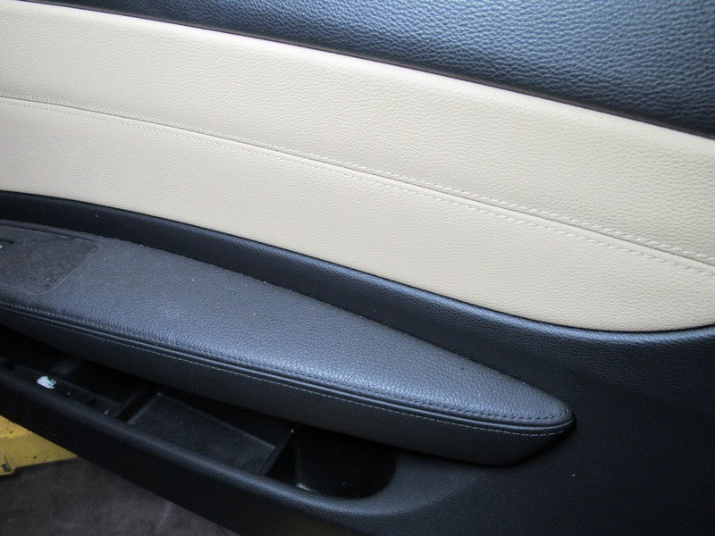 09-11 BMW 128 135 Right RH Passenger Side Front Door Trim Panel Tan