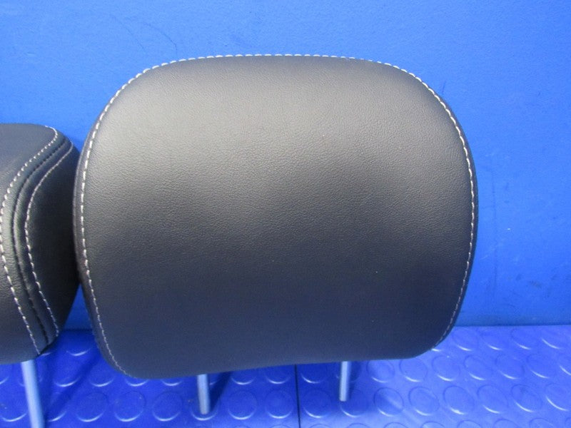 14-18 Subaru Forester Leather Rear Seat Headrest Head Rest Set of 3 Bl