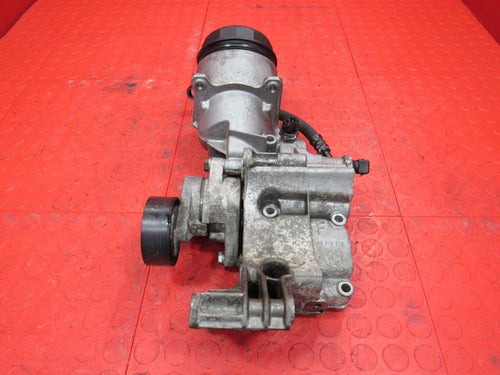 03-05 BMW E60 525i 530i M54 Oil Filter Housing Bracket w/ Tensioner 17
