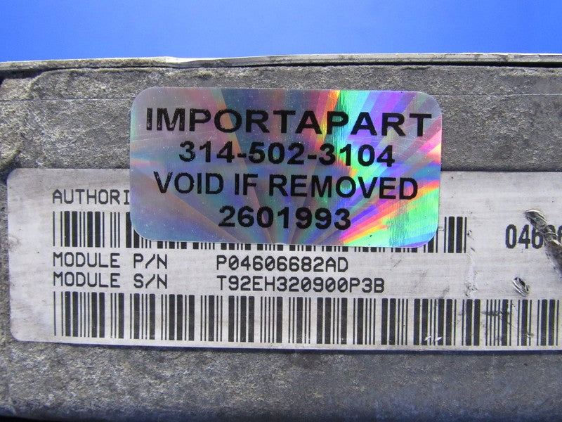 PLUG & PLAY 00 Intrepid Concorde 2.7L Engine Computer ECU 04606682 PRO