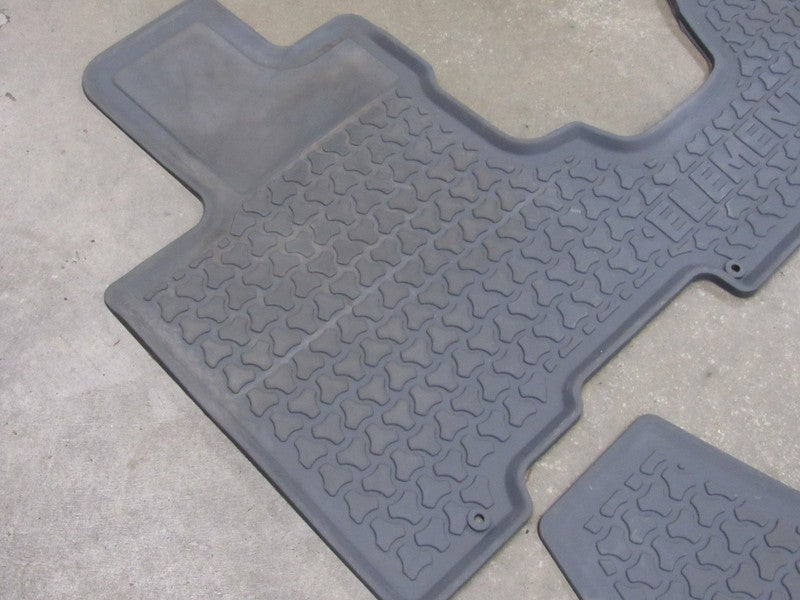 03-06 Honda Element All-Season Rubber Floor Mats Liners Gray Accessory