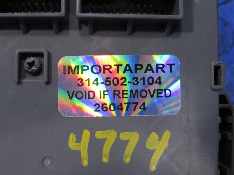 11-12 Honda Accord EX-L Sedan AT Cabin Interior Fuse Relay Box TA5-A70