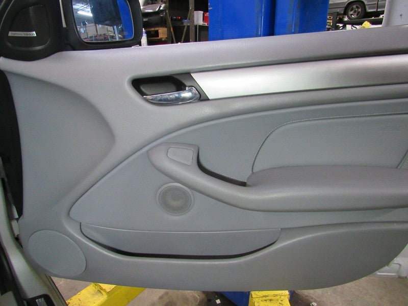 01-05 BMW 325 330 E46 4DR Right RH Passenger Front Door Trim Panel Gra